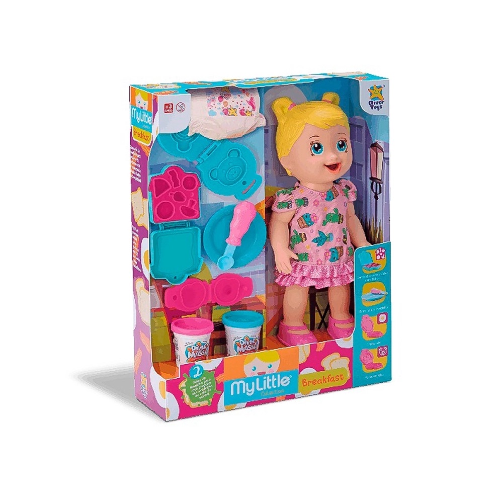 BONECA MY LITTLE COLLECTION CAFE DA MANHA - LOURA - DIVERTOYS 8178