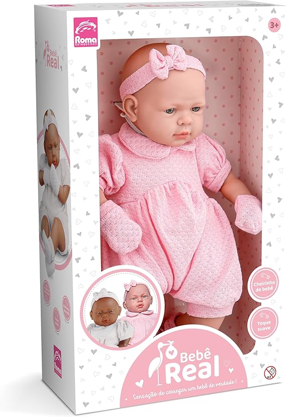 BONECA BEBE REAL SENSACAO - ROMA