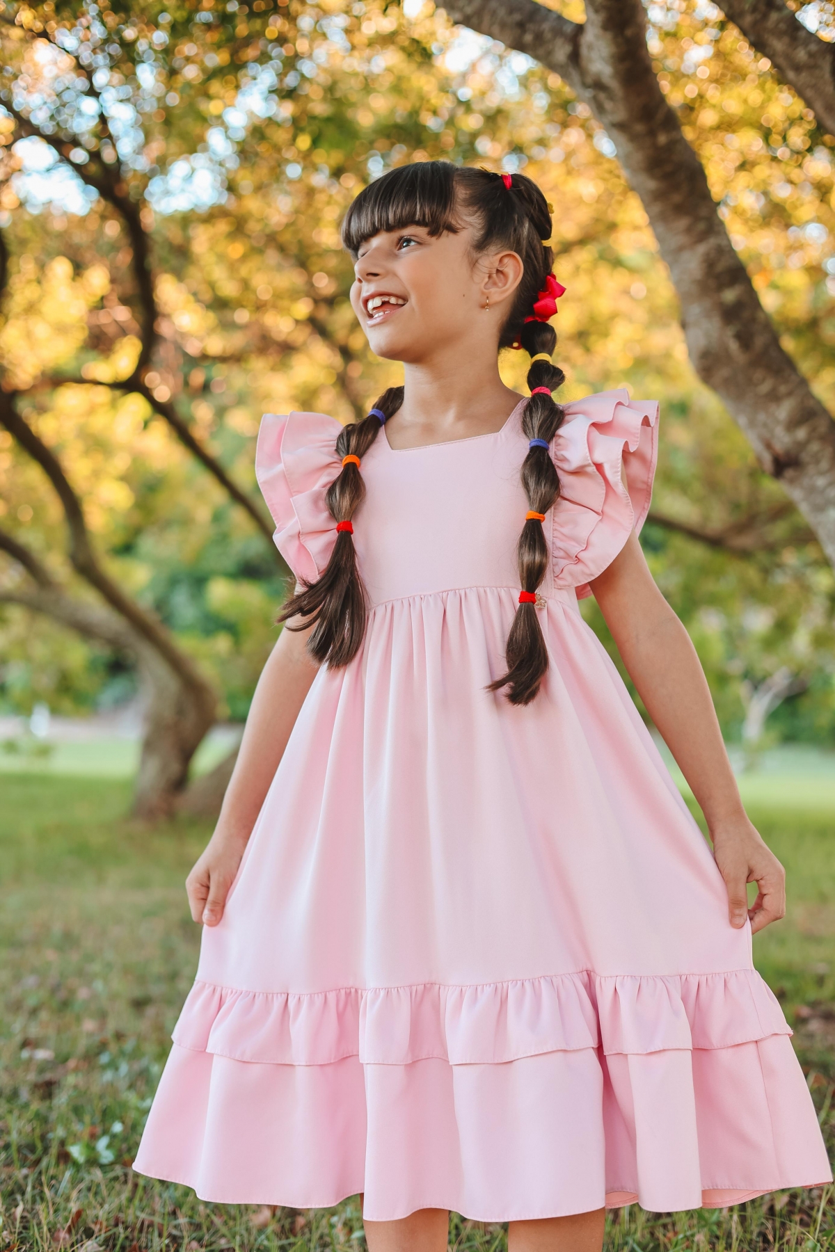 Vestido LUXO Rosa Bebe (Premium)