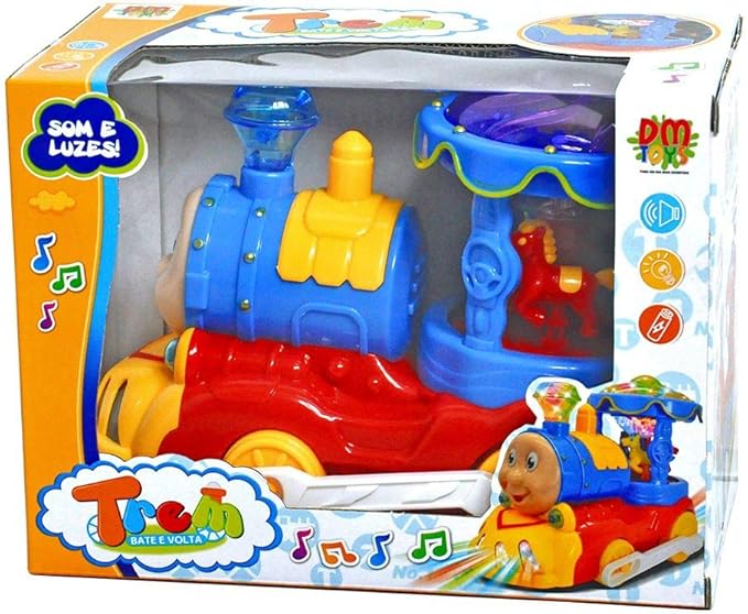 TRENZINHO CARROSSEL BATE E VOLTA - DM TOYS