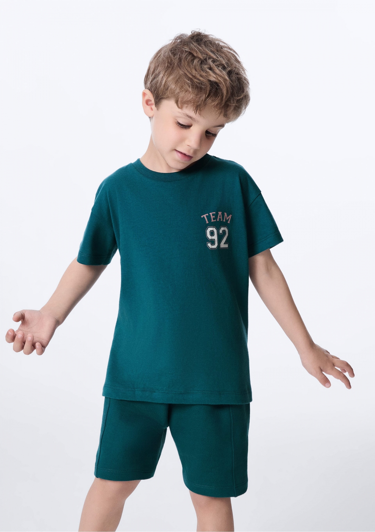 CONJUNTO CURTO INFANTIL MENINO COM ESTAMPA