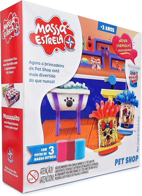 PETSHOP COM MASSA ESTRELA