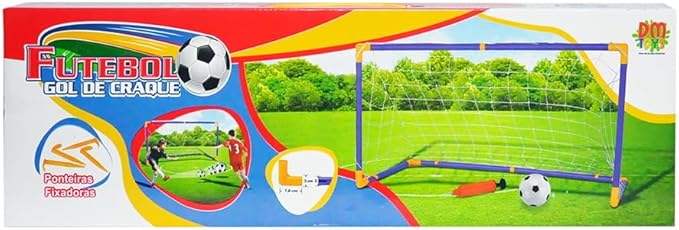 BRINQ. DM TOYS BRINQUEDO FUTEBOL GOL DE CRAQUE 118CM X 62CM X 62CM - DM 5075