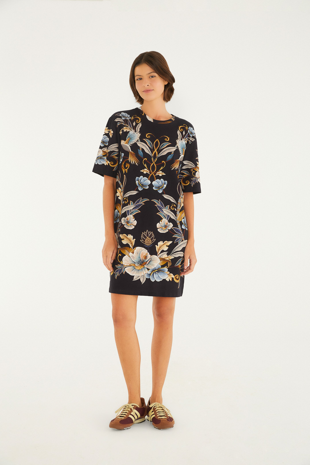 VESTIDO TSHIRT JARDIM REAL