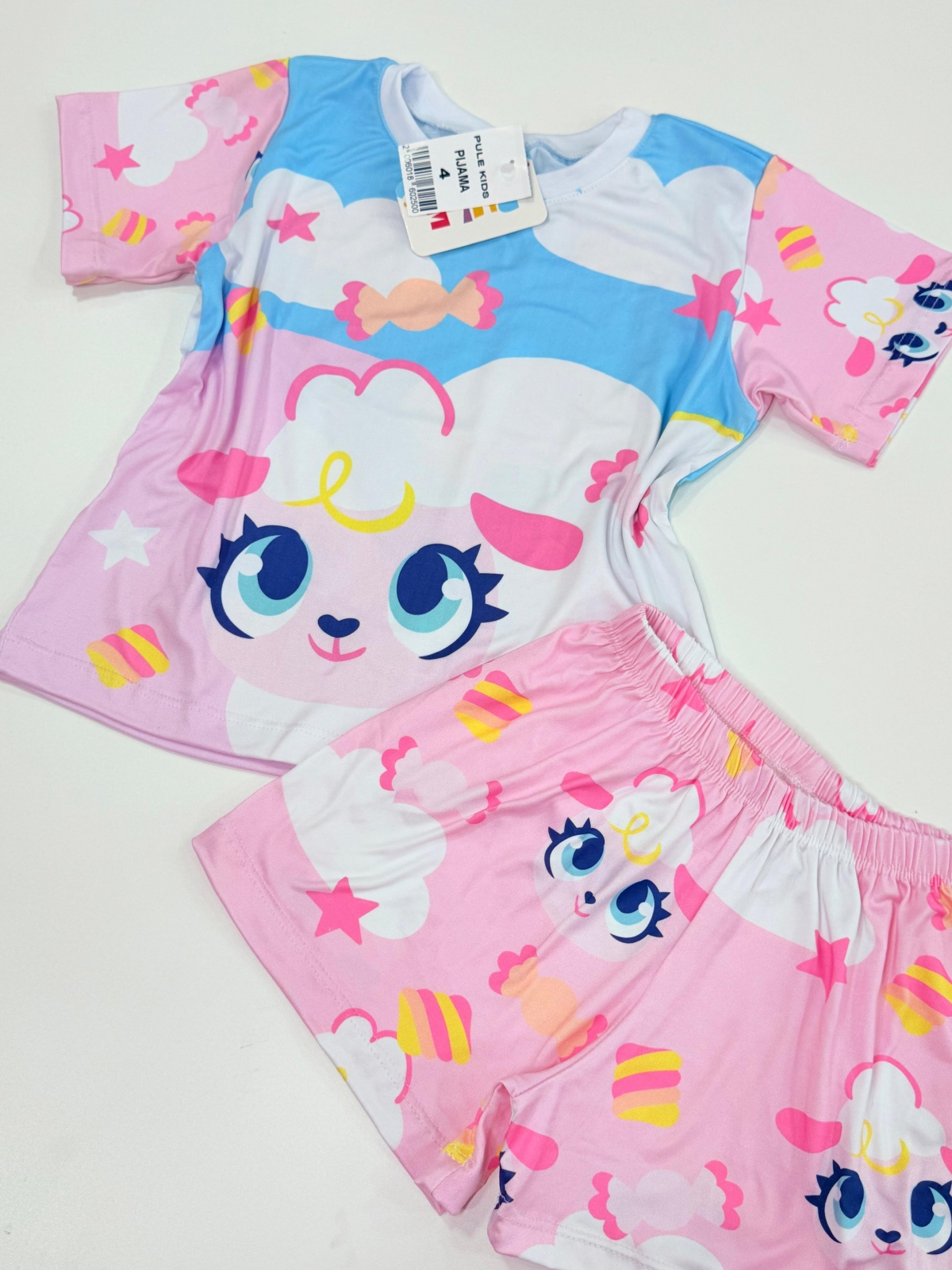 Pijama Manga Curta Ovelhinha