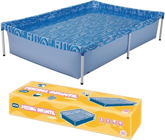 PISCINA COM ARMAÇÃO DE FERRO MOR 1000 LITROS