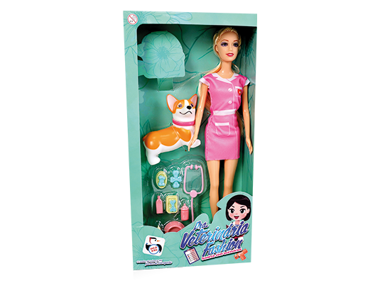 BONECA PICA PAU FASHION VETERINARIA COM ACESSORIOS - PI4494