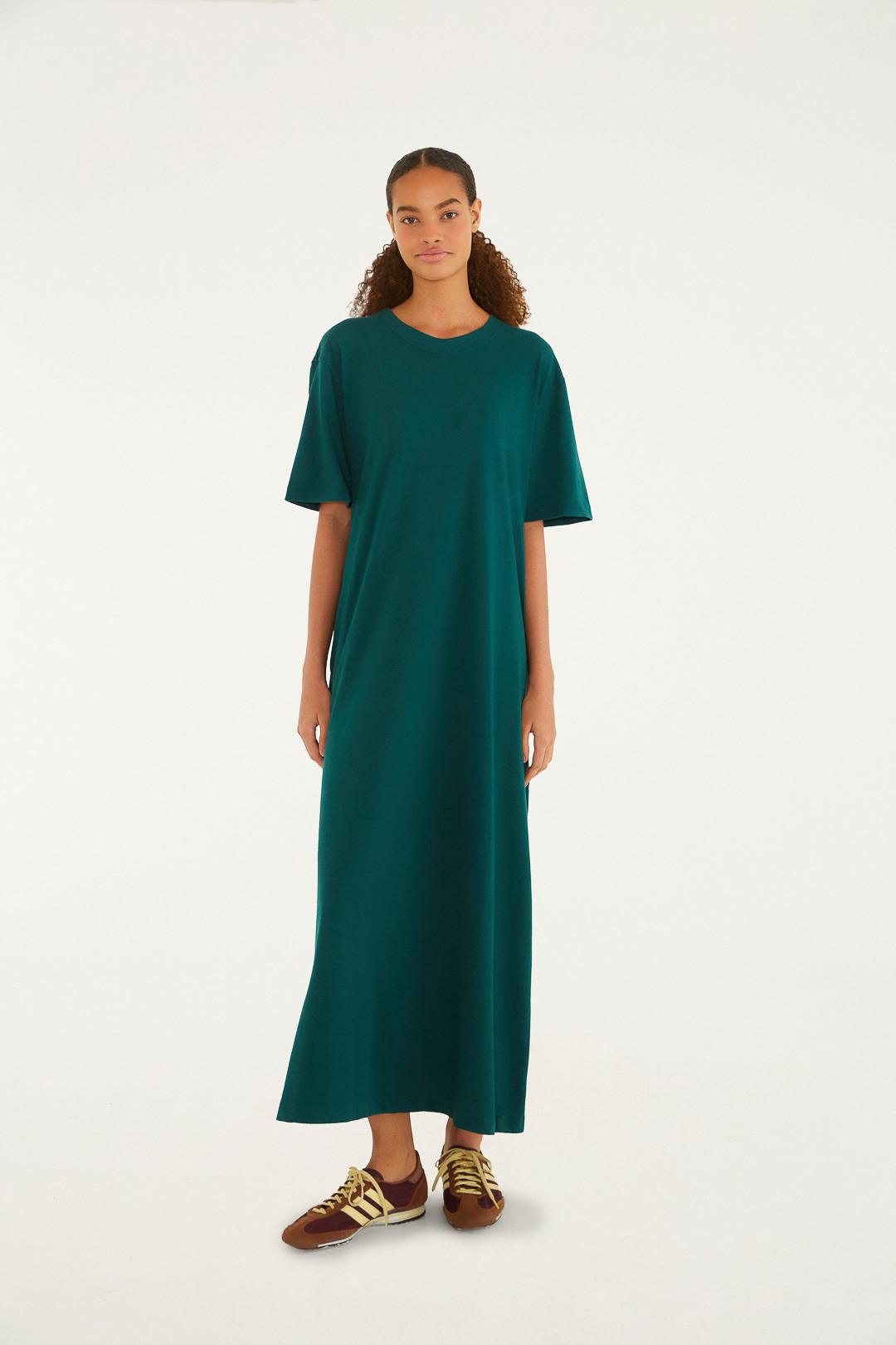 VESTIDO TSHIRT FENDA VERDE