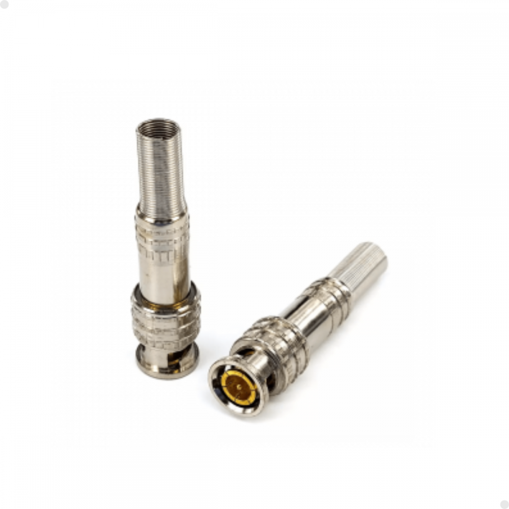 CONEC BNC MOLA PARAFUSO 6MM PRATA