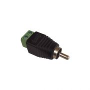 CONEC PLUG RCA MACHO C/ BORNE