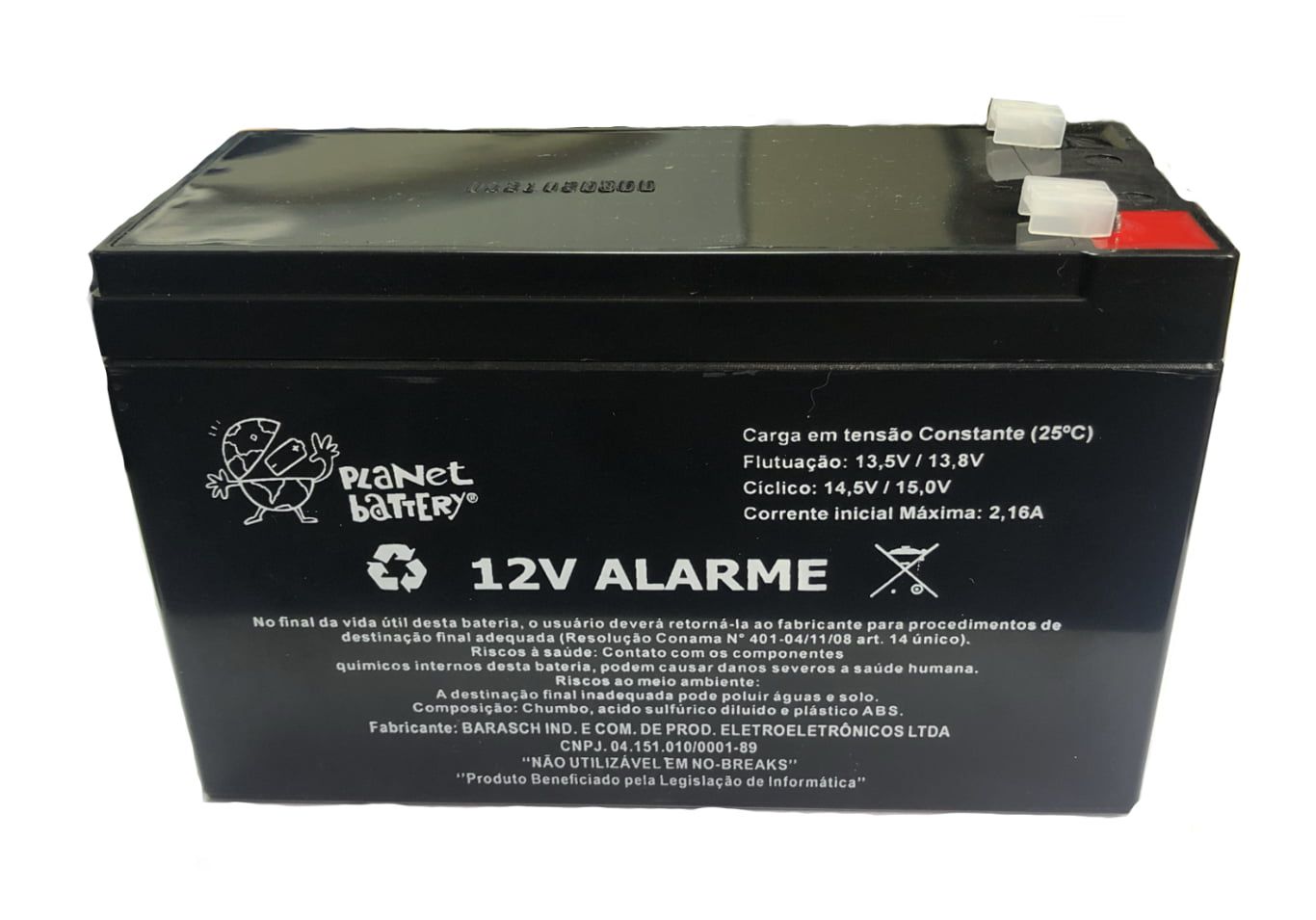 BATERIA 12V ALARME PLANET