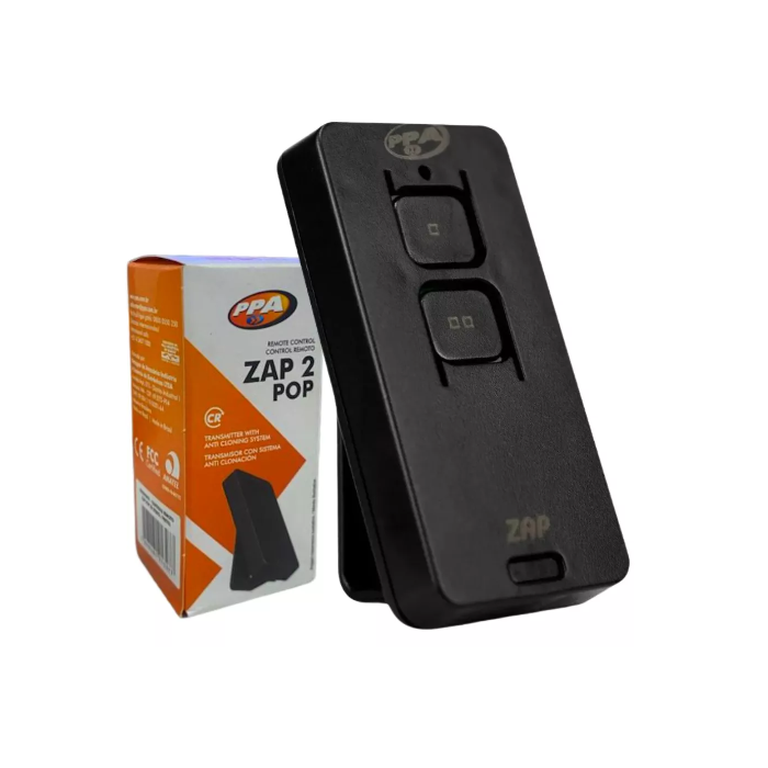 PPA CONTROLE ZAP POP 2B 433 MHZ PT A22324/4505003901/A408700