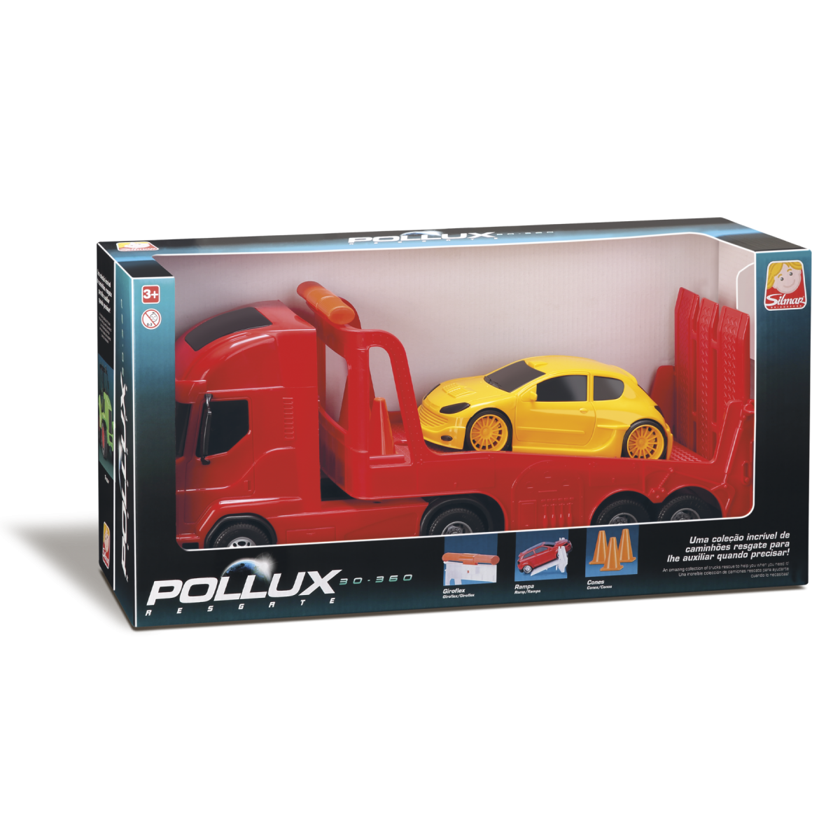 BRINQ. SILMAR POLLUX 30 360 RESGATE SPEEDY CAR 6670