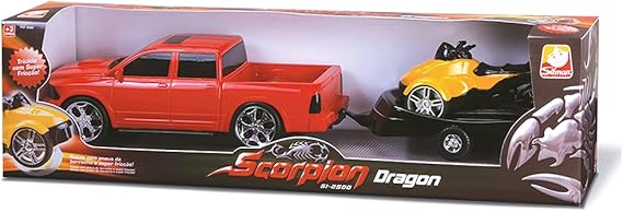BRINQ. SILMAR CARRO SCORPION SI 2500 DRAGON 6460