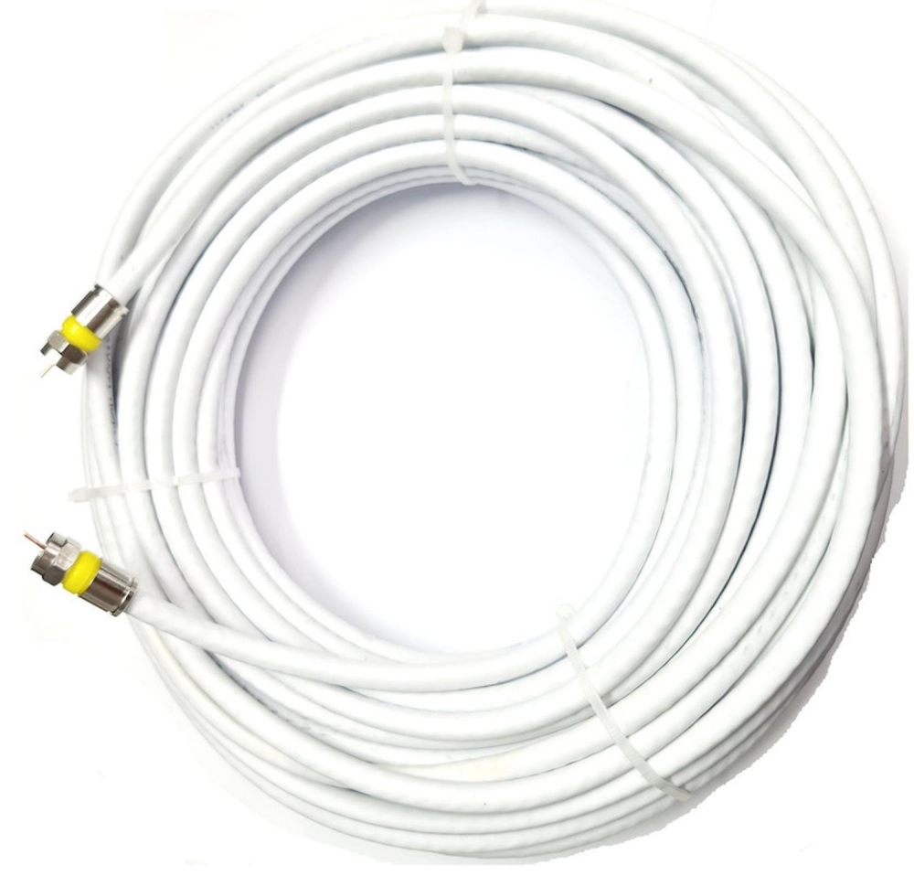 CABO COAXIAL RG06 MONTADO C/CONEC 5M (ANTENA) (P OUT)