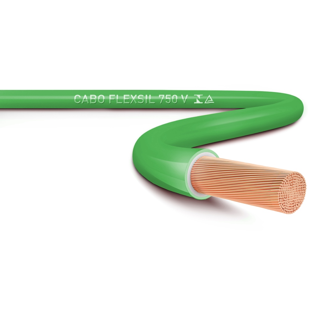 CABO FLEXIVEL 10MM VD SIL / COB 100M