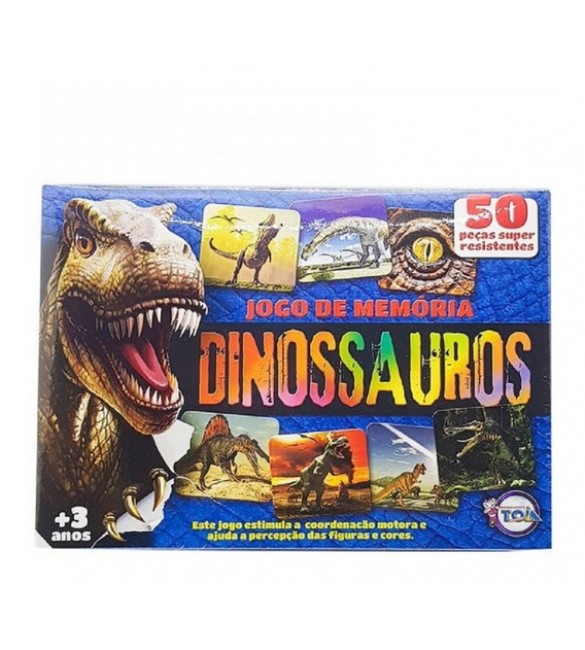 BRINQ. TOIA JOGO DA MEMORIA DOS DINOSSSAUROS 12161