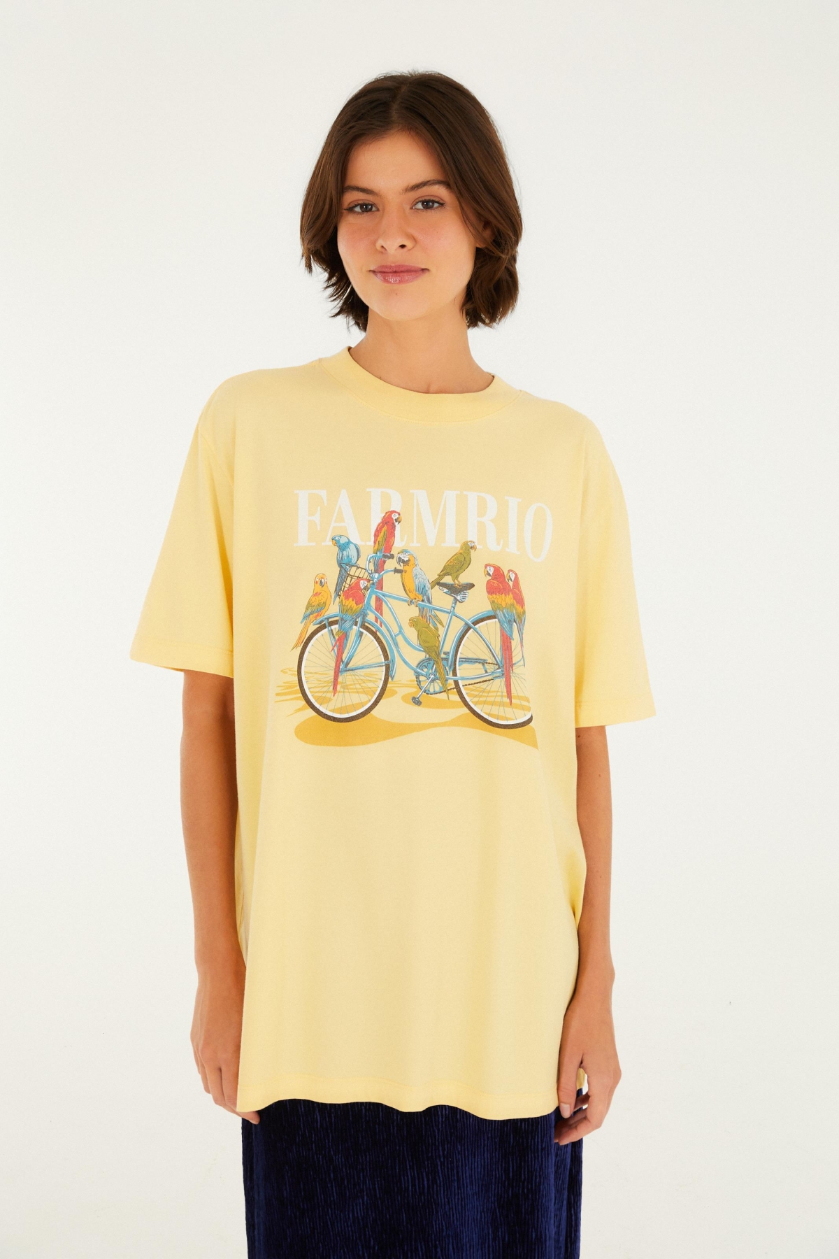 TSHIRT MEDIA BICICLETA AVES