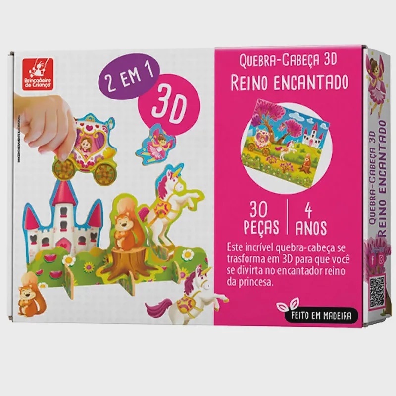 QUEBRA CABEÇA 3D REINO ENCANTADO 2679