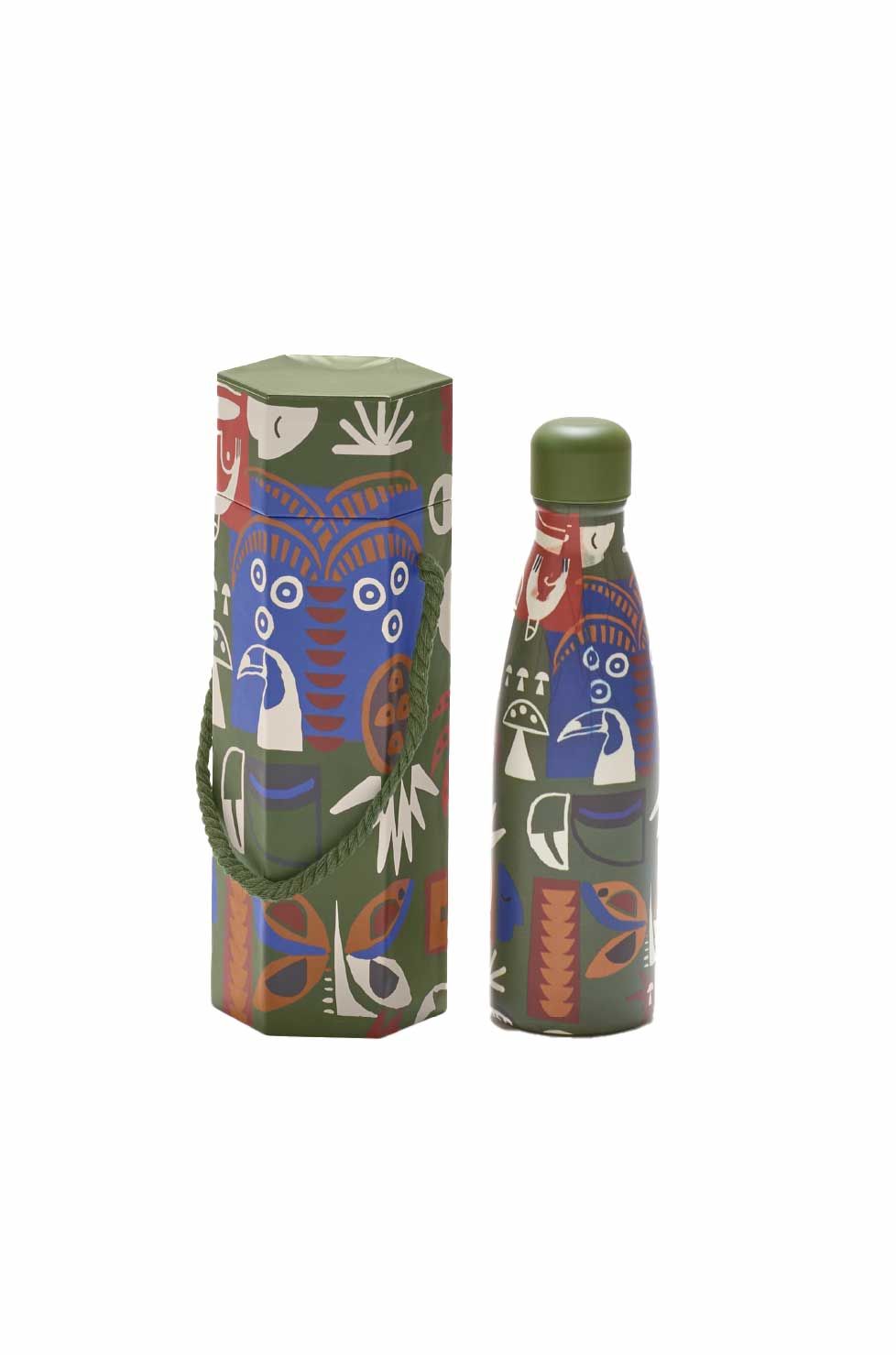 GARRAFA FARM GLUB GLUB 500ML GRAFICO TROPICAL