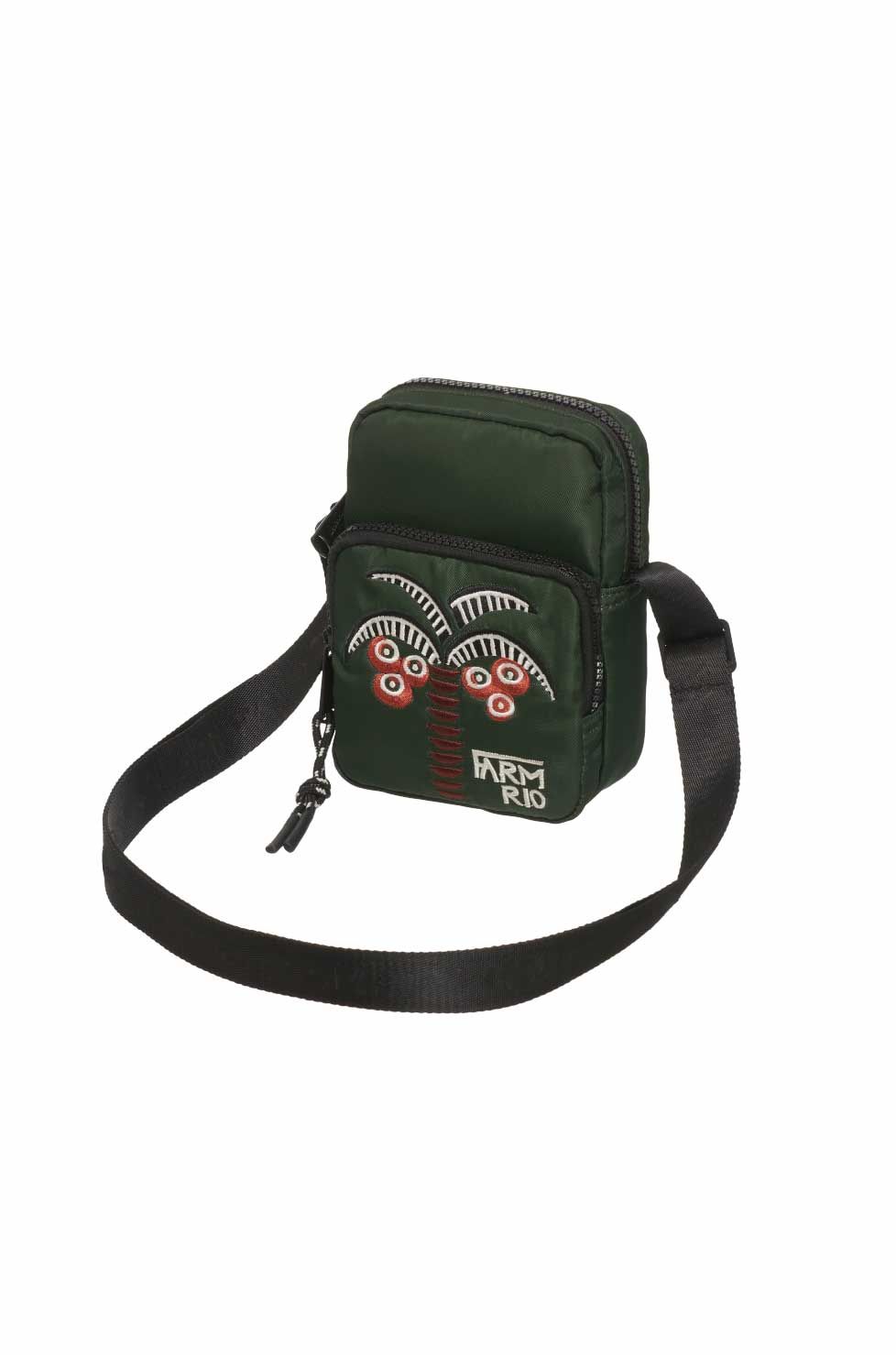 BOLSA FARM DA GEMA GRAFICO TROPICAL VERDE