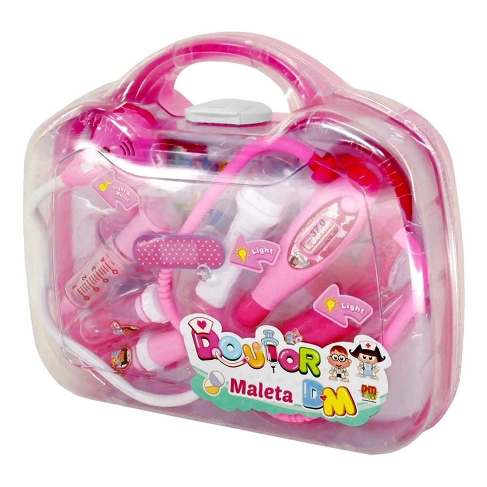 MALETA DOUTOR DM COM ACESSORIOS 14 PCS 5583 - DM TOYS