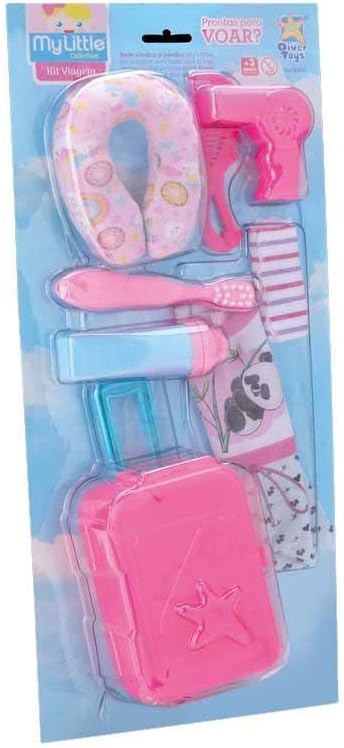 MY LITTLE COLLECTION KIT VIAGEM (MALETA C/ ACESSORIOS) - DIVERTOYS 8180