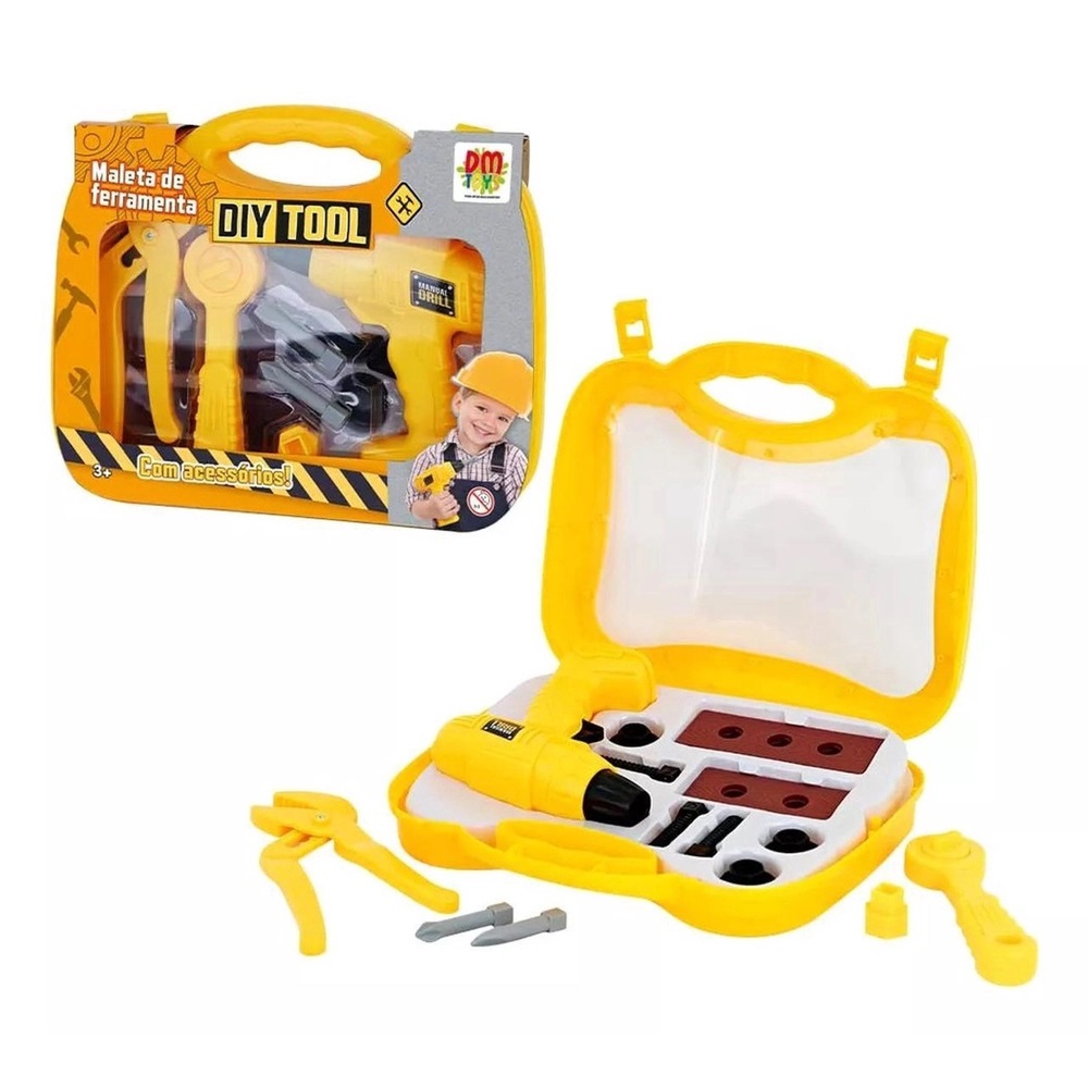 MALETA DE FERRAMENTA DIY TOOL - DM TOYS