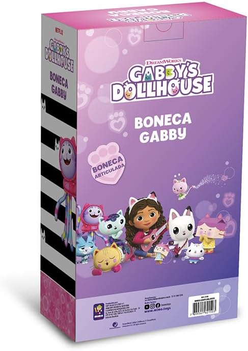 BRINQ MIMO BONECA GABBY - VINIL 25 CM
