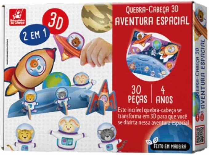 QUEBRA CABEÇA 3D AVENTURA ESPACIAL