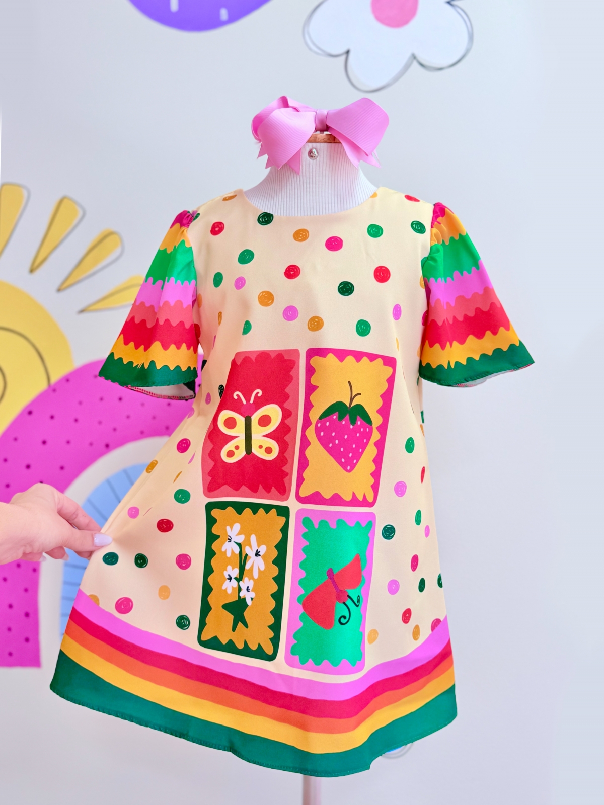 Vestido Lúdico Morango