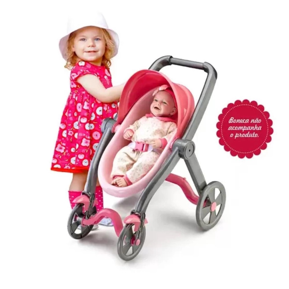 BRINQ ROMA BEBE REAL CARRINHO DE BONECA UNITARIA 5092