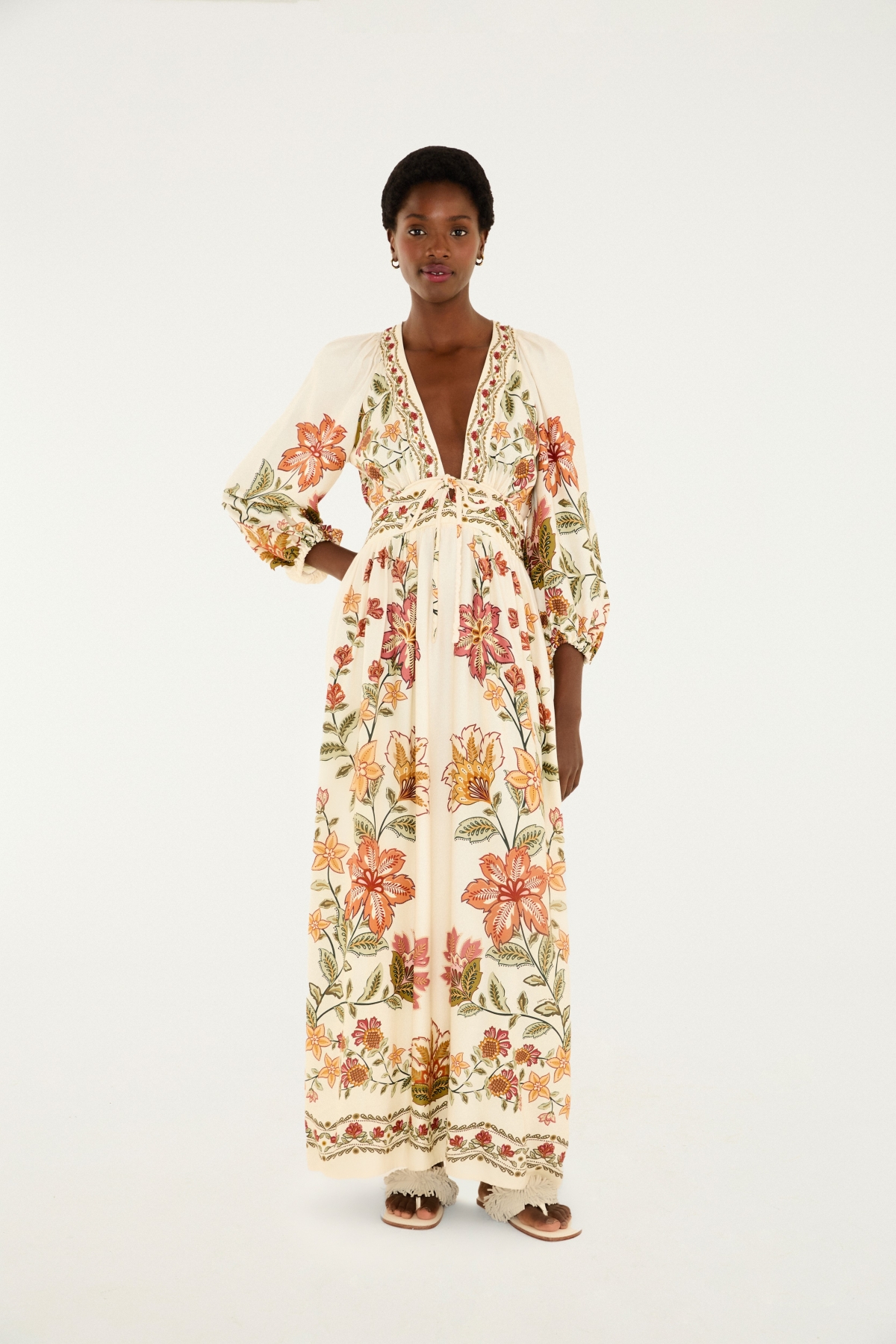 VESTIDO LONGO FLORAL JULIANA