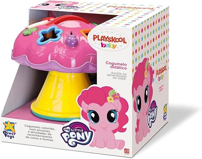 COGUMELO DIDATICO LITTLE PONEY - DIVERTOYS
