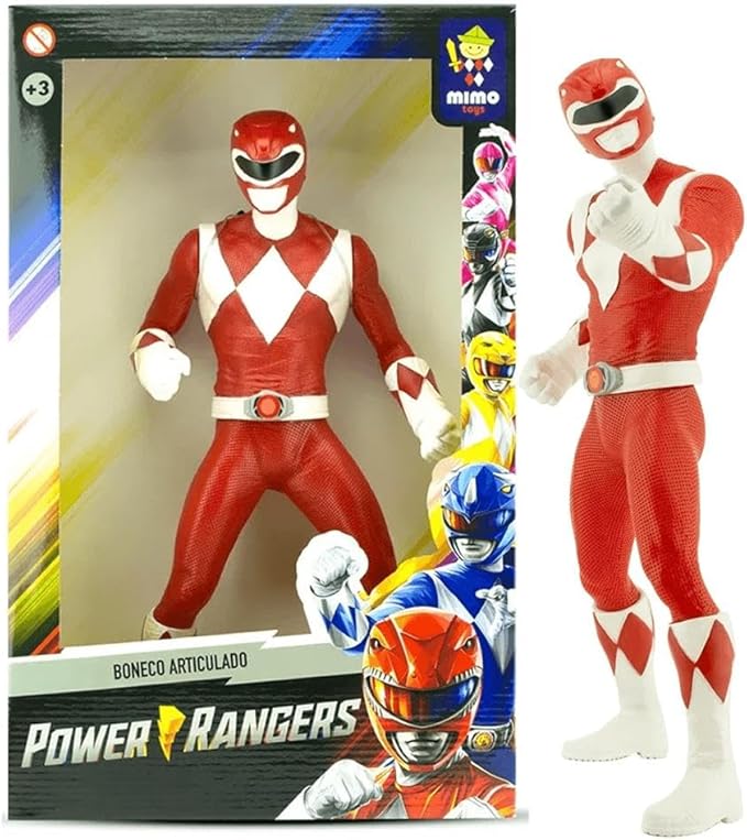BRINQ. MIMO TOYS BONECO POWER RANGER - RED 0851