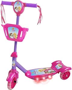 PATINETE COM CESTA SONHO DE PRINCESA LUZ SOM - DM TOYS