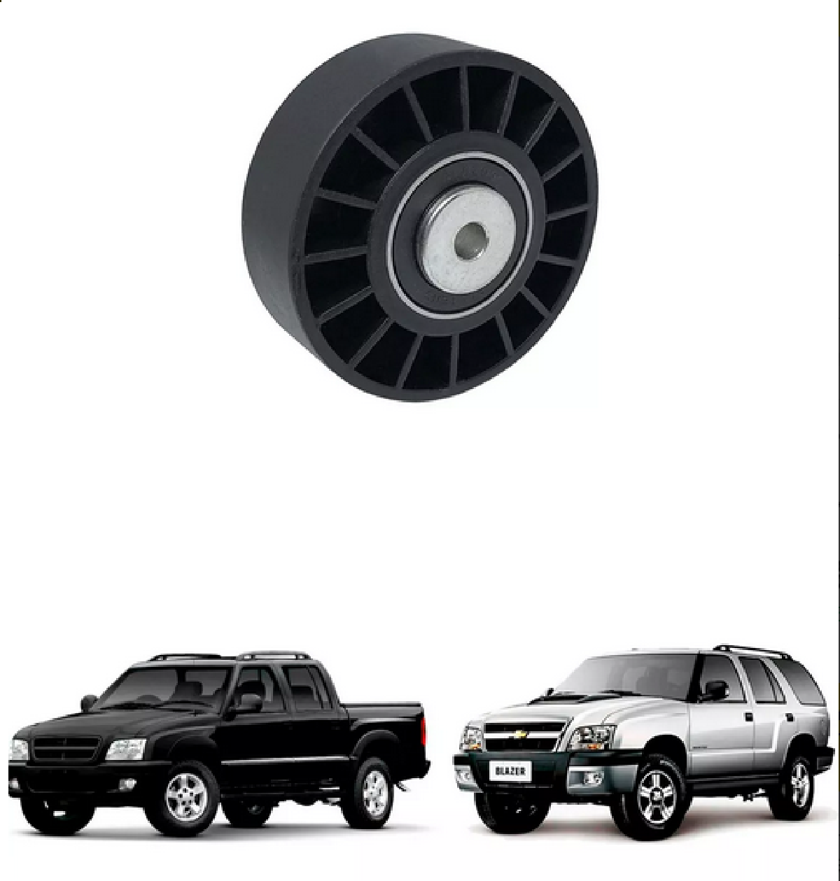 Polia Correia Alternador Gm Blazer S10 2.8 Mwm Diesel