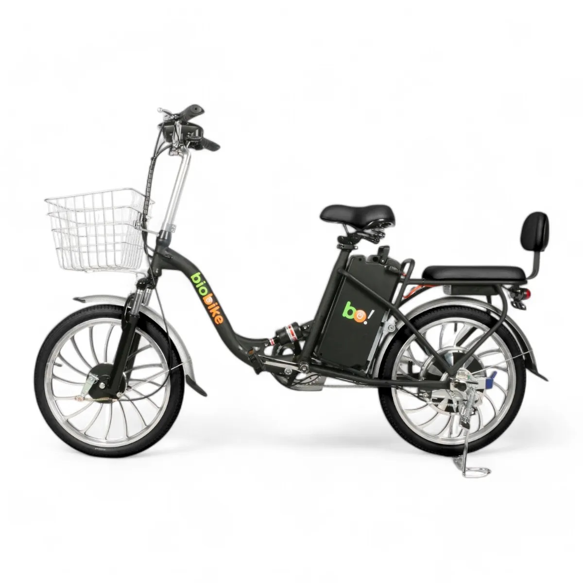 Bicicleta Eletrica Biobike URBANA Aro 20" 350w Cor: Preto Fosco