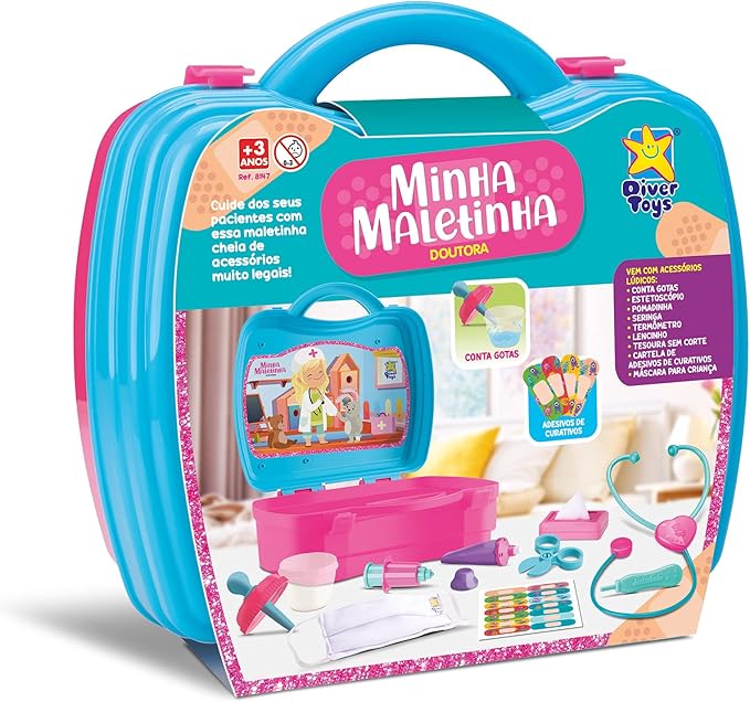 MINHA MALETINHA DOUTORA - DIVERTOYS 8147