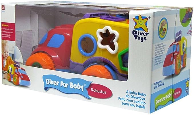 CAMINHAO DIDATICO ROBUSTUS BABY - DIVERTOYS 639