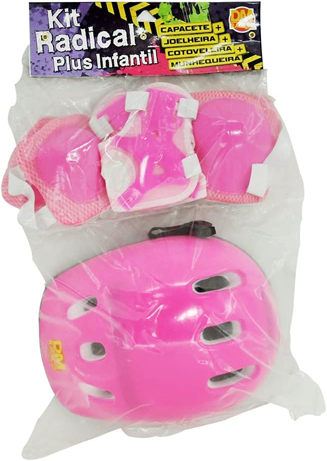 KIT RADICAL PLUS INFANTIL ROSA - DM TOYS