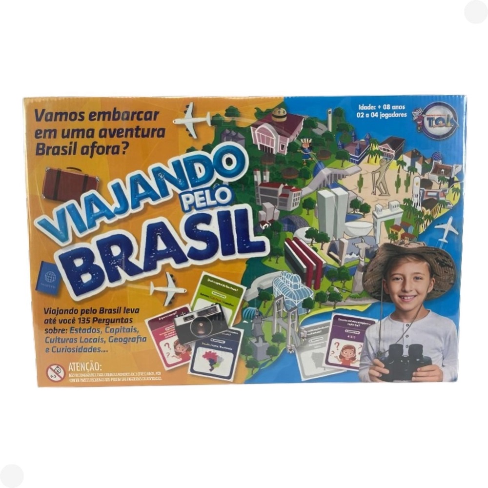 JOGO DE TABULEIRO VIAJANDO PELO BRASIL
