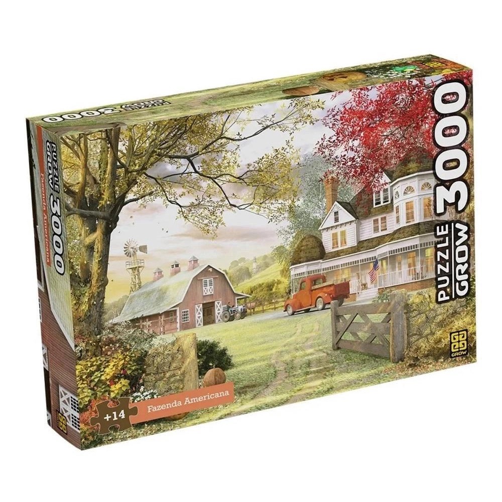 QUEBRA CABEÇA GROW FAZENDA 3000 PEÇAS