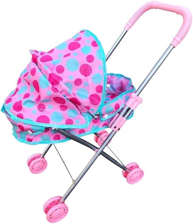 CARRO PARA BONECA PASSEIO DIVERTIDO MOD BERCO - DM TOYS