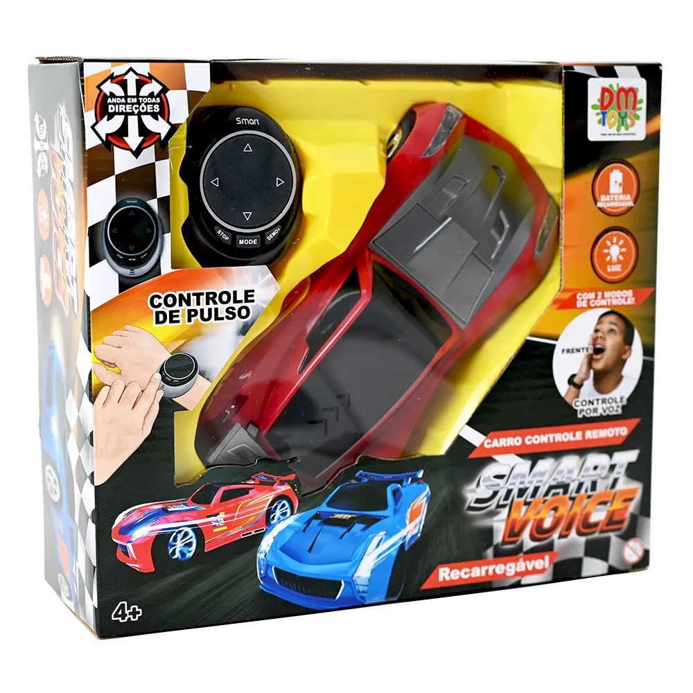 CARRO CONTROLE REMOTO SMART VOICE 6847 - DM TOYS