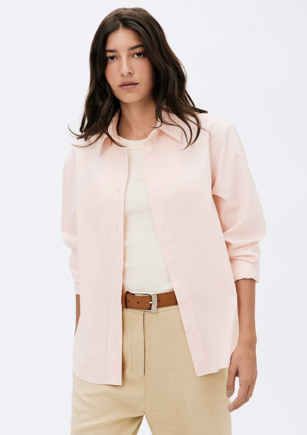 Camisa Feminina Regular Manga Longa