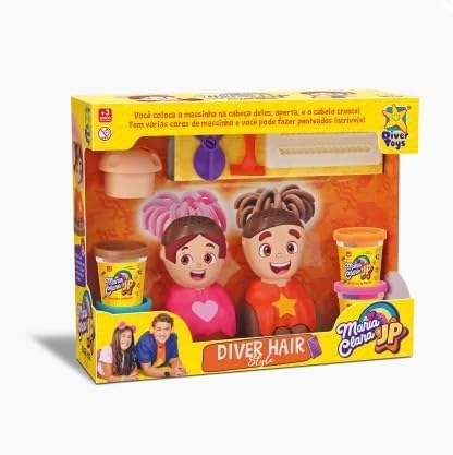 BRINQ. DIVERTOYS MARIA CLARA E JP - DIVER HAIR 8207