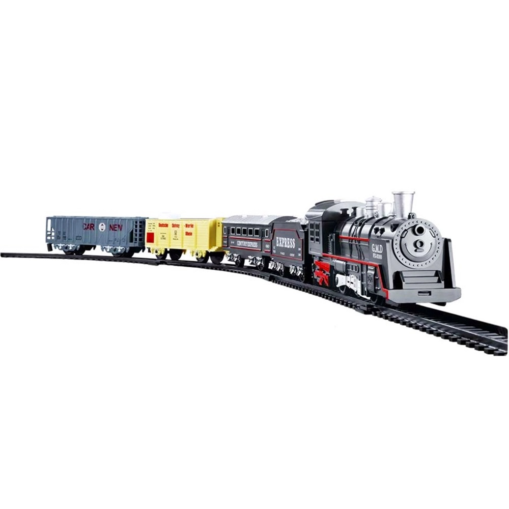 PISTA TREM LOCOMOTIVA COM LUZ E SOM 103,5 CM - DM TOYS