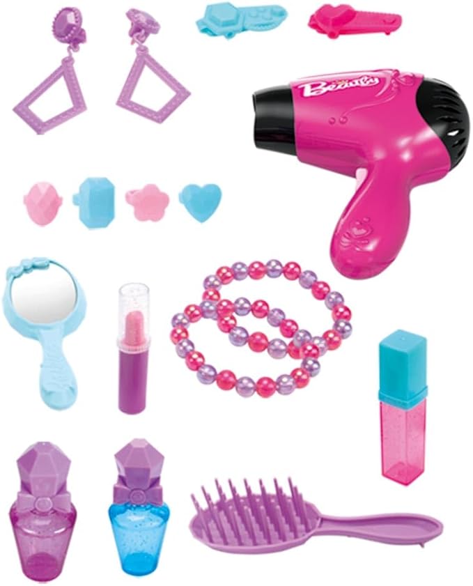 BRINQ. DM TOYS MALETA DIA DA BELEZA 2 EM 1 CORES SORTIDAS - DM TOYS DMT 6408