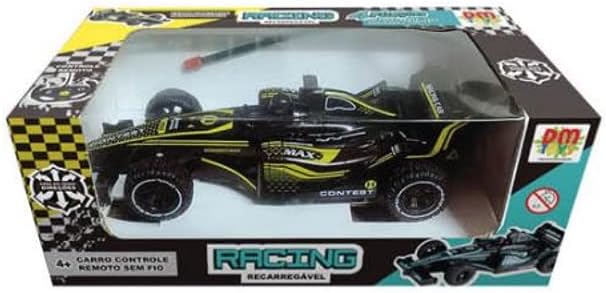 BRINQ. DM TOYS CARRO CONTROLE REMOTO SEM FIO RACING 4 FUNCOES - DM TOYS